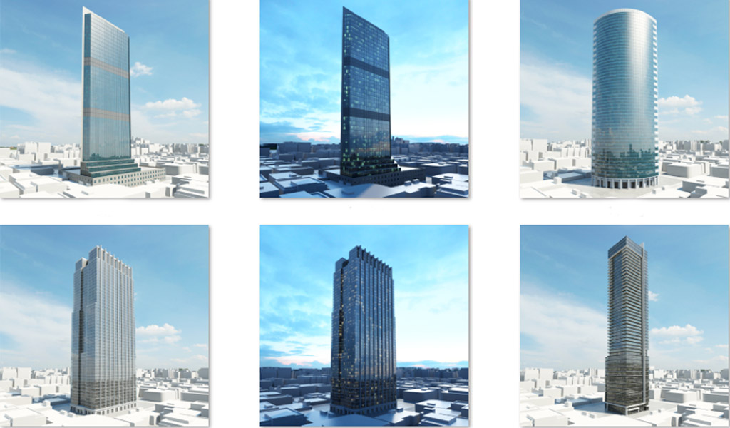 100 MODEL BAO CẢNH NHÀ CAO TẦNG